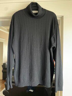Vintage Banana Republic Black Knit Sweater - XL